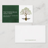 Boom en Logo | Landschapsontwerp Visitekaartje (Voorkant / Achterkant)