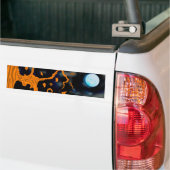 Boom en maan bumpersticker (Op Truck)