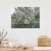 Boom- en rivierlandschapsafdrukken poster (Keuken)