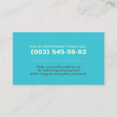 Boom en Schop - Kleurrijke Kunst Visitekaartje (Achterkant)