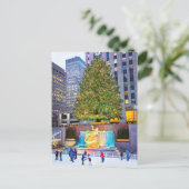 Boom en Skaters 2015 Briefkaart (Staand voorkant)