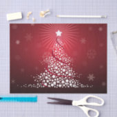 Boom en sneeuw 2 tissuepapier (Craft)