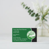 Boom en tuin service moderne Visitekaartjes (Staand voorkant)