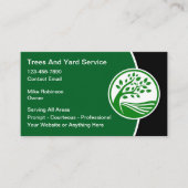 Boom en tuin service moderne Visitekaartjes (Voorkant)