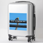 Boom- en uitsnijderij sticker (Koffer)