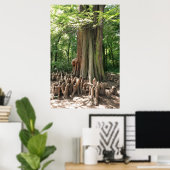 Boom en wortels poster (Thuiskantoor)