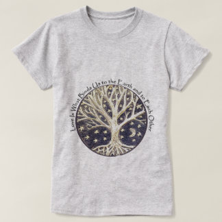 Boom en wortels t-shirt