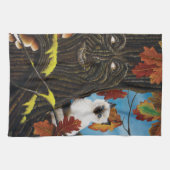 Boom Ent Kat Herfst Fantasie Theedoek (Horizontaal)