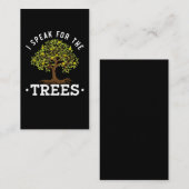 Boom Environment Awareness Forest Natuur Lover Visitekaartje (Voorkant / Achterkant)