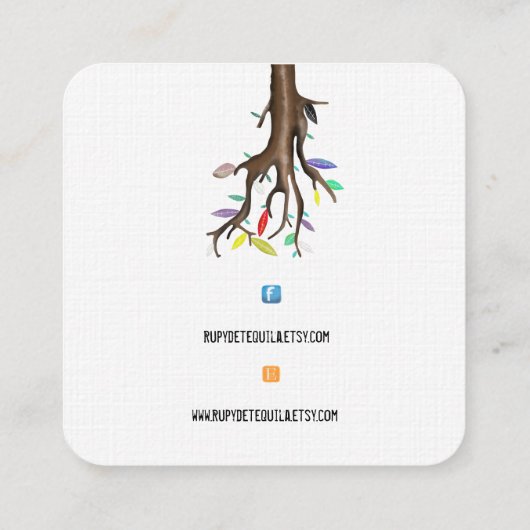 BOOM FACEBOOK EN ETSY HANDMADE LOGO VISITEKAARTJE (Achterkant)