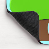 Boom familie Tree Mousepad Muismat (Hoek)