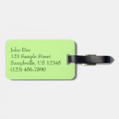 Boom Fern in het regenwoud Bagagelabel (Achterkant horizontaal)