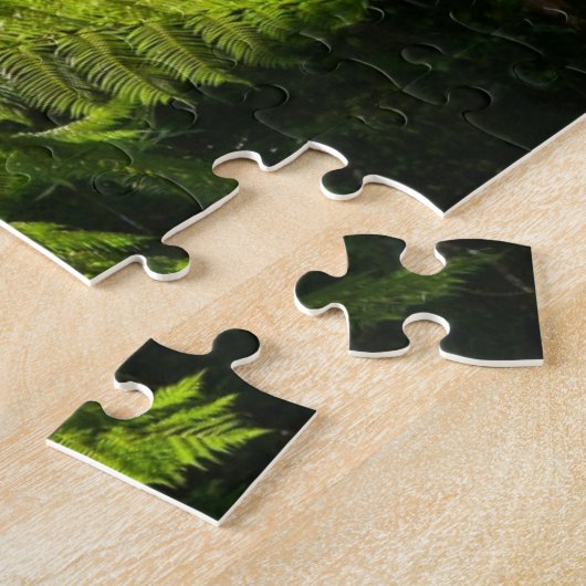 Boom Fern in het regenwoud Legpuzzel (Zijkant)