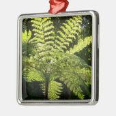 Boom Fern in het regenwoud Metalen Ornament (Links)