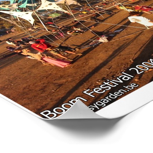 Boom Festival 2004 - Huge Triple print- Poster (Hoek)