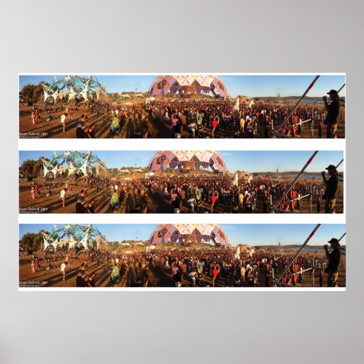 Boom Festival 2004 - Huge Triple print- Poster (Voorkant)