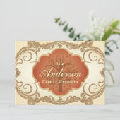  Boom Floral Family Reunion Kaart (Staand voorkant)