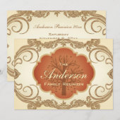  Boom Floral Family Reunion Kaart (Voorkant / Achterkant)