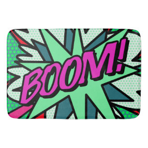 BOOM Fun Cool Modern Comic Book  Badmat