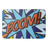 BOOM Fun Retro Comic Book Pop Art Badmat (Voorkant)