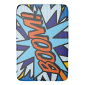 BOOM Fun Retro Comic Book Pop Art Badmat (Voorkant Verticaal)