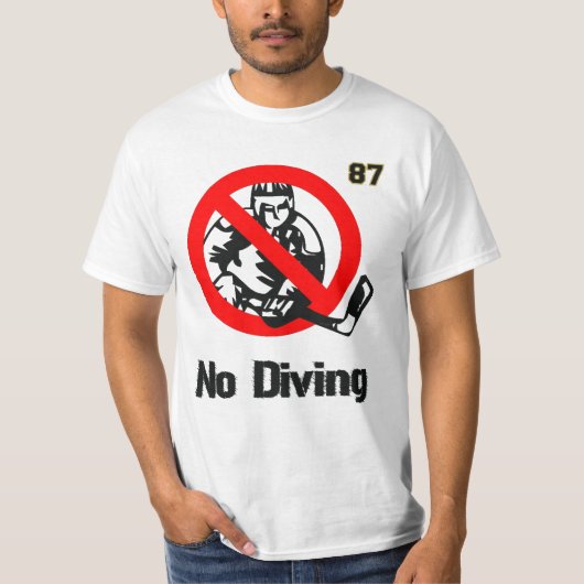 BOOM! Geen duikster. T-shirt (Voorkant)