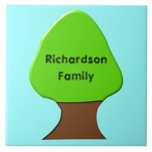 Boom  genealogi Tile Tegeltje (Voorkant)