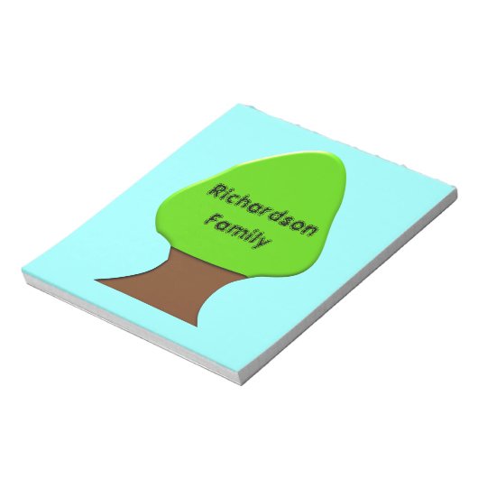 Boom  Genealogie-blocnote Notitieblok (Linkerzijde)