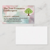 boom gestileerd | tuinarchitecten visitekaartje (Voorkant / Achterkant)