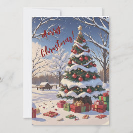 Boom Glow & Cadeaus Feestdagenkaart