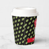 Boom Gnome Kleur en tekst aanpassen Papieren Bekers (Rechts)