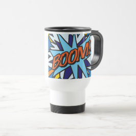 BOOM Grappige Moderne Strip Pop Art Reisbeker