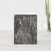 Boom hart notecard #1 kaart (Voorkant)