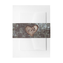 Boom hart rustieke bruiloft