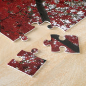 Boom Herfst Season Red Brown Autumn Leaves Legpuzzel (Zijkant)