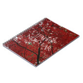 Boom Herfst Season Red Brown Autumn Leaves Notitieboek (Linkerzijde)