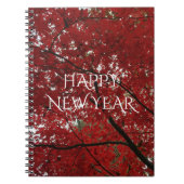 Boom Herfst Season Red Brown Autumn Leaves Notitieboek (Voorkant)