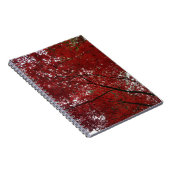 Boom Herfst Season Red Brown Autumn Leaves Notitieboek (Rechterzijde)