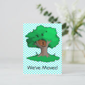 Boom House Change of Address Briefkaart (Staand voorkant)