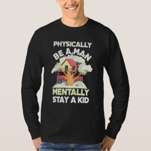 Boom House Ladder klimmerhuis in Leaves Pplay T-shirt