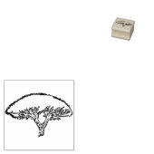 Boom Hout Kunst Stempel (Gestempeld)