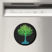 Boom Hugger groene regenboog Magneet (Insitu (Vaatwasser))