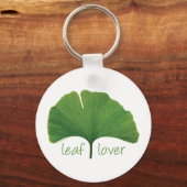 Boom Hugger, Leaf Lover - Ginkgo Sleutelhanger (Voorkant)