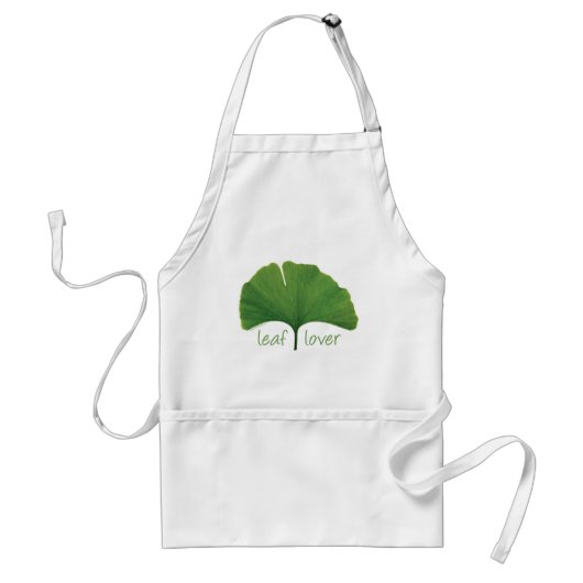 Boom Hugger, Leaf Lover - Ginkgo Standaard Schort (Voorkant)