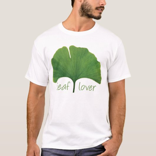 Boom Hugger, Leaf Lover - Ginkgo T-shirt (Voorkant)