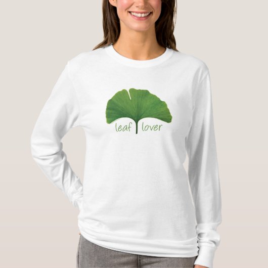 Boom Hugger, Leaf Lover - Ginkgo T-shirt (Voorkant)