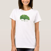 Boom Hugger, Leaf Lover - Ginkgo T-shirt (Voorkant)