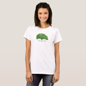 Boom Hugger, Leaf Lover - Ginkgo T-shirt (Voorkant volledig)