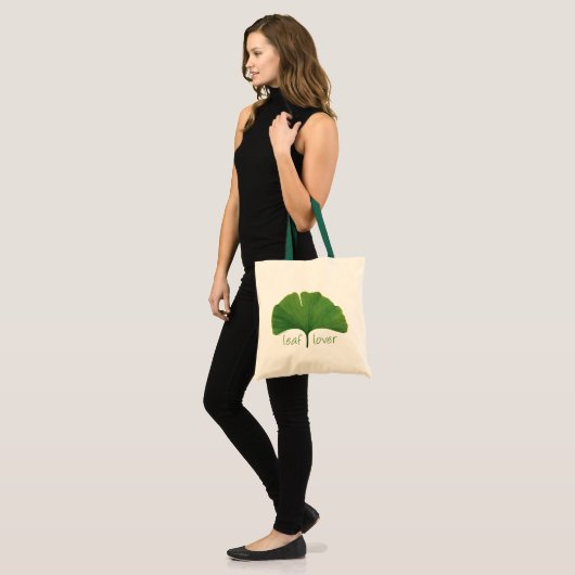 Boom Hugger, Leaf Lover - Ginkgo Tote Bag (Voorkant (model))