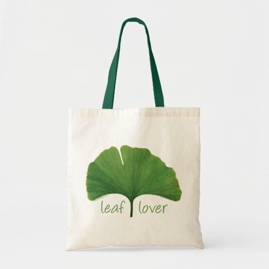 Boom Hugger, Leaf Lover - Ginkgo Tote Bag (Voorkant)
